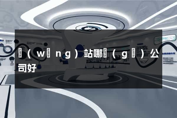 網(wǎng)站哪個(gè)公司好