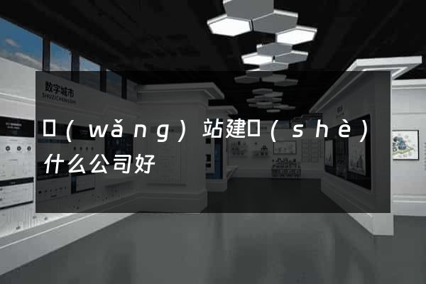 網(wǎng)站建設(shè)什么公司好