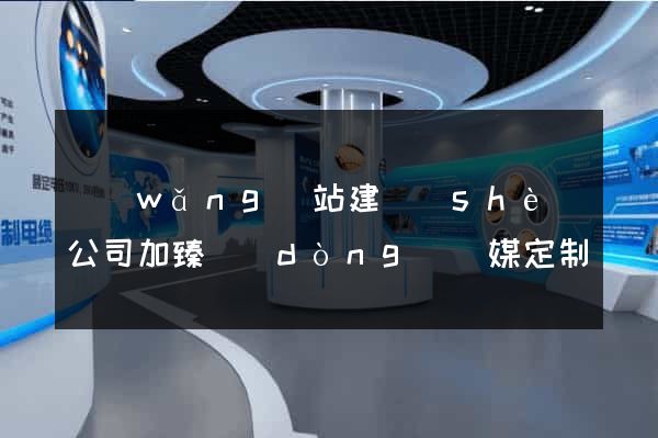 網(wǎng)站建設(shè)公司加臻動(dòng)傳媒定制