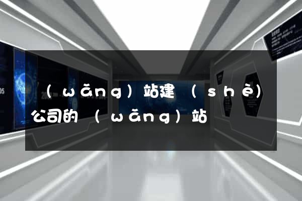 網(wǎng)站建設(shè)公司的網(wǎng)站
