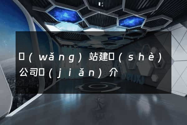 網(wǎng)站建設(shè)公司簡(jiǎn)介
