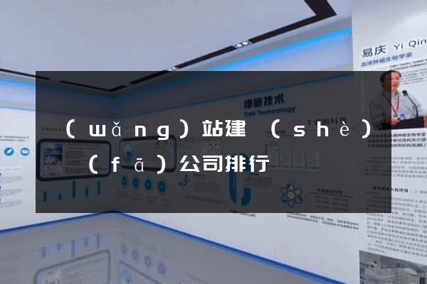 網(wǎng)站建設(shè)開發(fā)公司排行