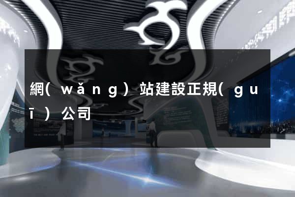 網(wǎng)站建設正規(guī)公司