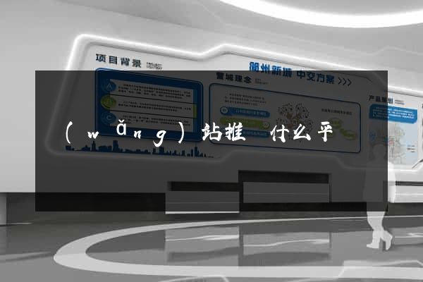 網(wǎng)站推廣什么平臺