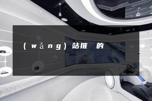 網(wǎng)站推廣的