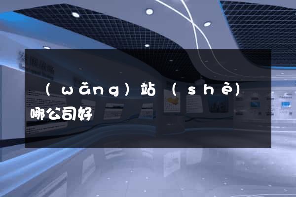 網(wǎng)站設(shè)計哪公司好