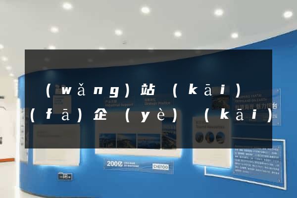 網(wǎng)站開(kāi)發(fā)企業(yè)開(kāi)發(fā)