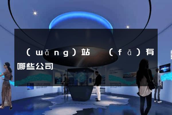 網(wǎng)站開發(fā)有哪些公司