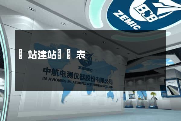 網站建站報價表