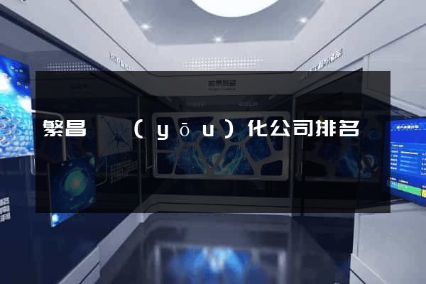 繁昌縣優(yōu)化公司排名