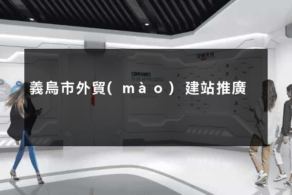 義烏市外貿(mào)建站推廣