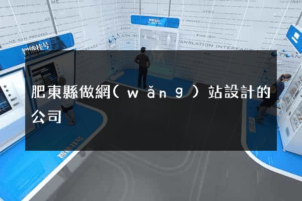 肥東縣做網(wǎng)站設計的公司