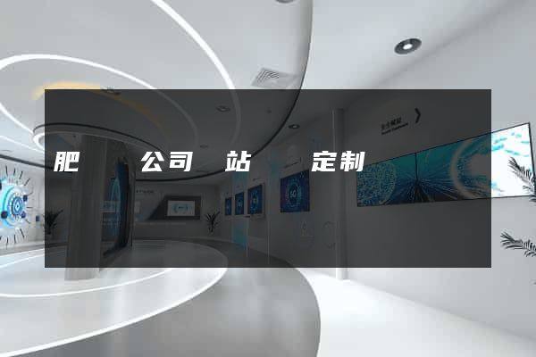 肥東縣公司網站設計定制