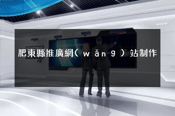 肥東縣推廣網(wǎng)站制作