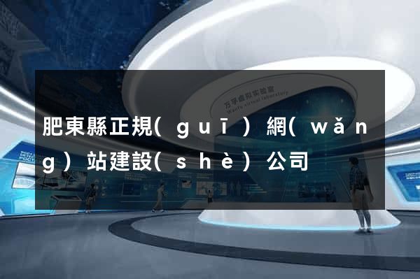 肥東縣正規(guī)網(wǎng)站建設(shè)公司
