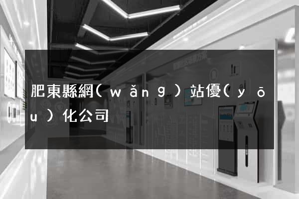 肥東縣網(wǎng)站優(yōu)化公司