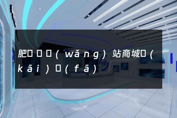 肥東縣網(wǎng)站商城開(kāi)發(fā)