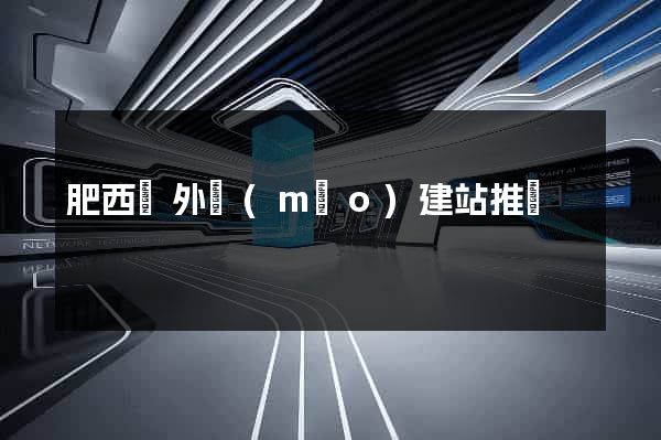 肥西縣外貿(mào)建站推廣