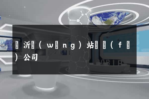 臨沂網(wǎng)站開發(fā)公司