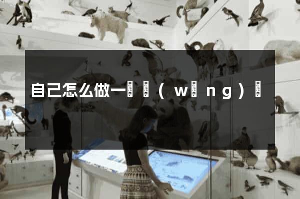 自己怎么做一個網(wǎng)頁