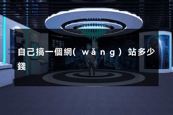 自己搞一個網(wǎng)站多少錢