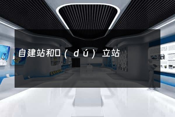 自建站和獨(dú)立站