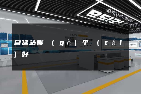 自建站哪個(gè)平臺(tái)好
