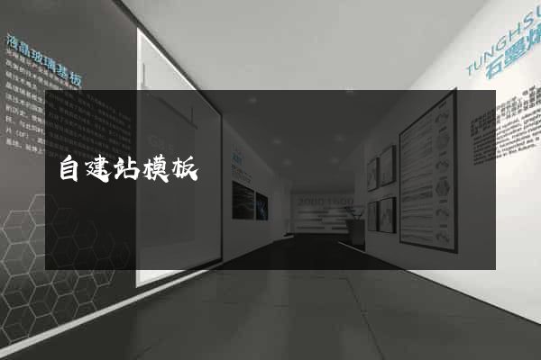 自建站模板