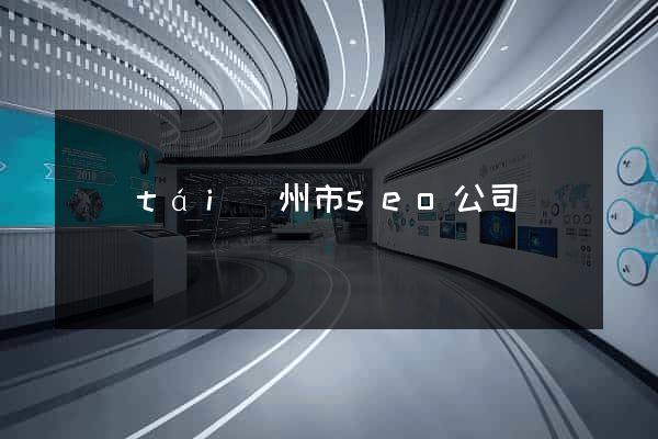 臺(tái)州市seo公司
