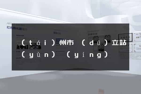 臺(tái)州市獨(dú)立站運(yùn)營(yíng)