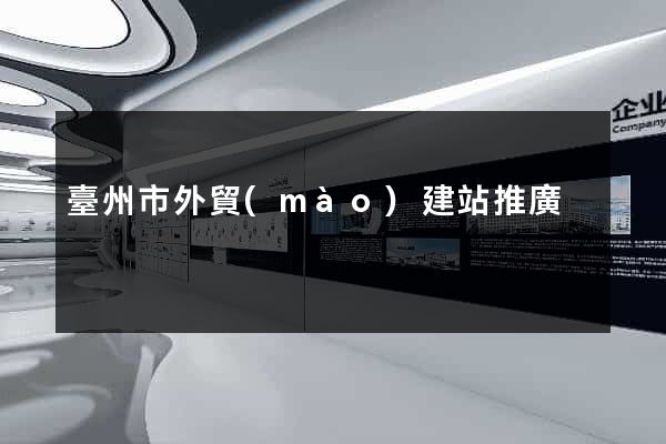 臺州市外貿(mào)建站推廣