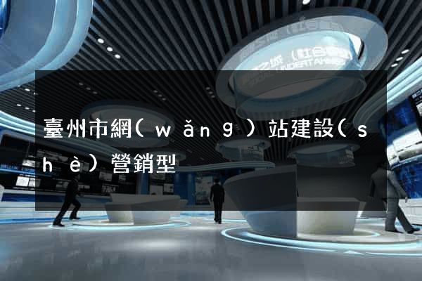臺州市網(wǎng)站建設(shè)營銷型