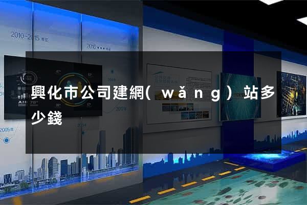 興化市公司建網(wǎng)站多少錢