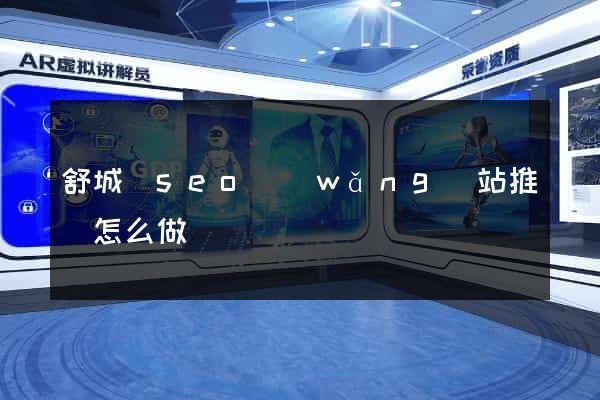 舒城縣seo網(wǎng)站推廣怎么做