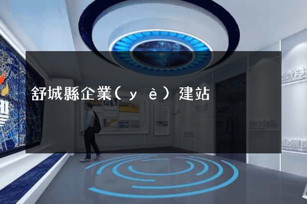 舒城縣企業(yè)建站