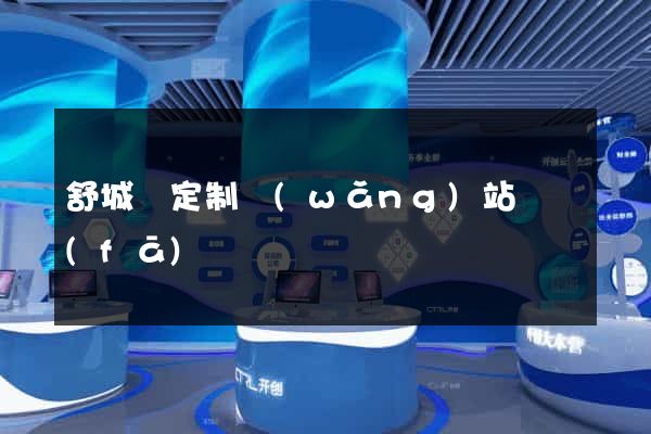 舒城縣定制網(wǎng)站開發(fā)