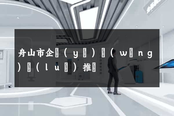 舟山市企業(yè)網(wǎng)絡(luò)推廣