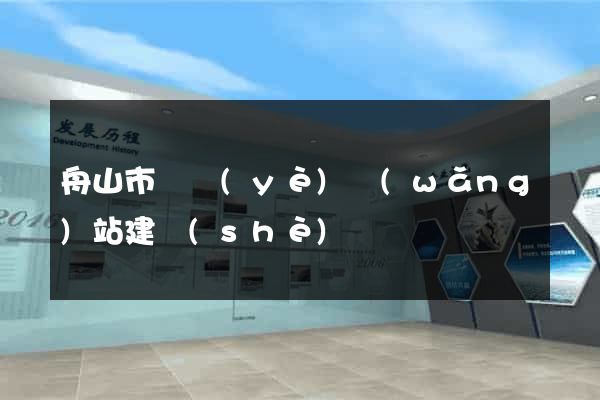 舟山市專業(yè)網(wǎng)站建設(shè)