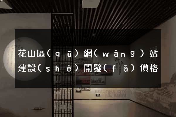 花山區(qū)網(wǎng)站建設(shè)開發(fā)價格