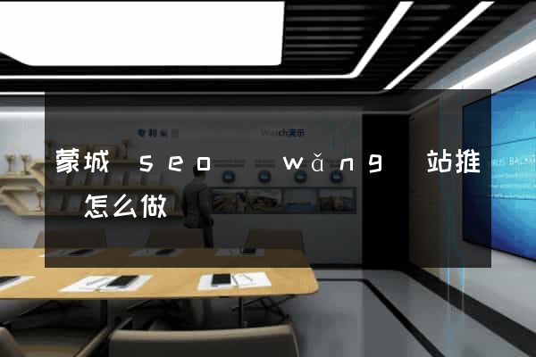 蒙城縣seo網(wǎng)站推廣怎么做