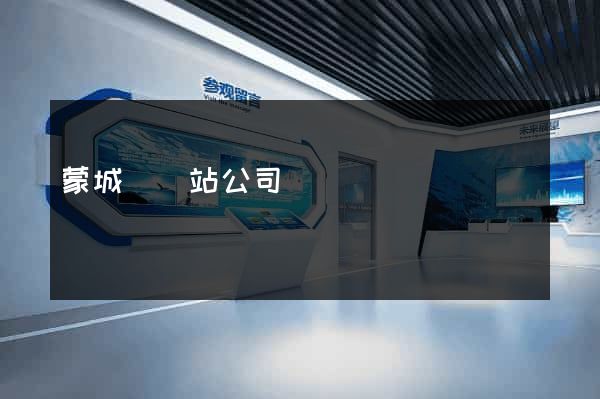 蒙城縣網站公司
