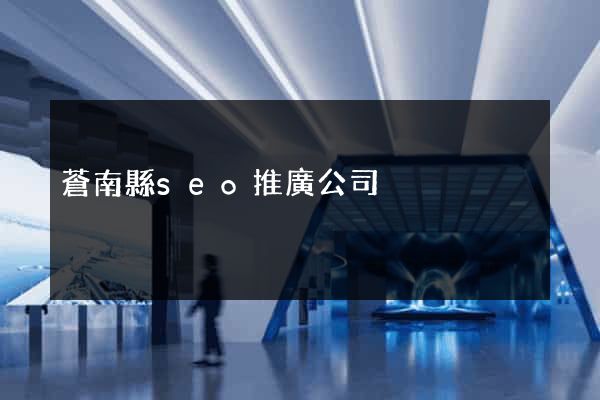 蒼南縣seo推廣公司