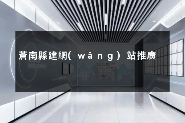 蒼南縣建網(wǎng)站推廣
