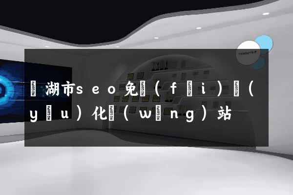 蕪湖市seo免費(fèi)優(yōu)化網(wǎng)站