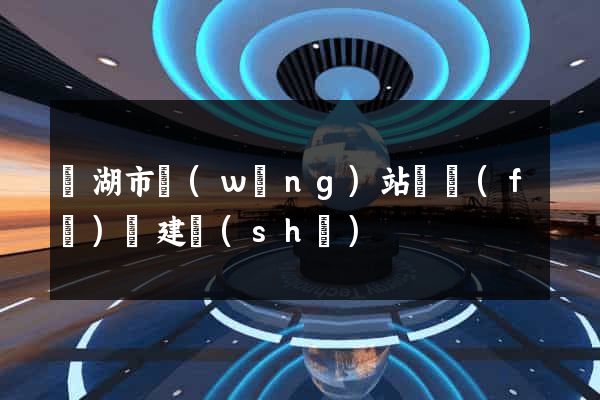 蕪湖市網(wǎng)站開發(fā)與建設(shè)