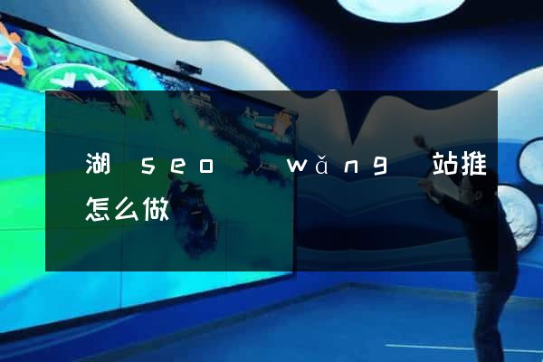 蕪湖縣seo網(wǎng)站推廣怎么做