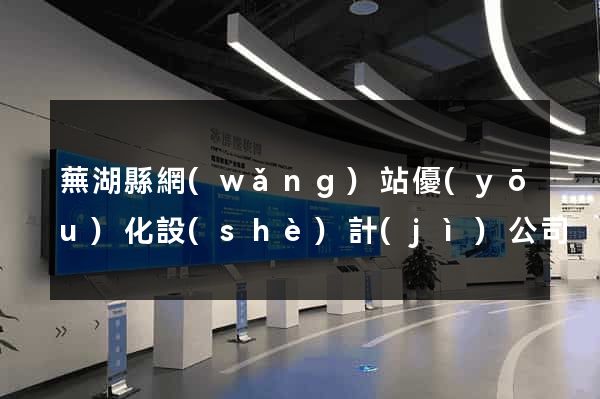 蕪湖縣網(wǎng)站優(yōu)化設(shè)計(jì)公司