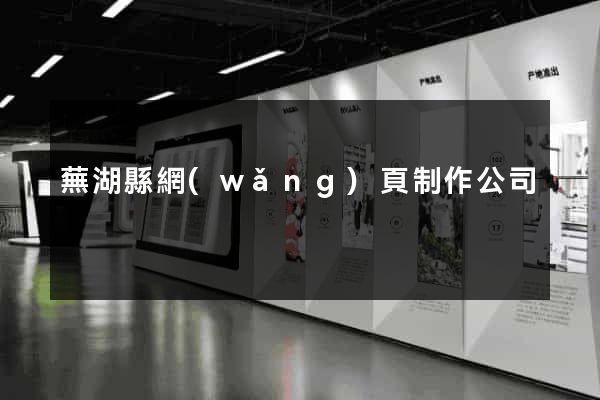 蕪湖縣網(wǎng)頁制作公司
