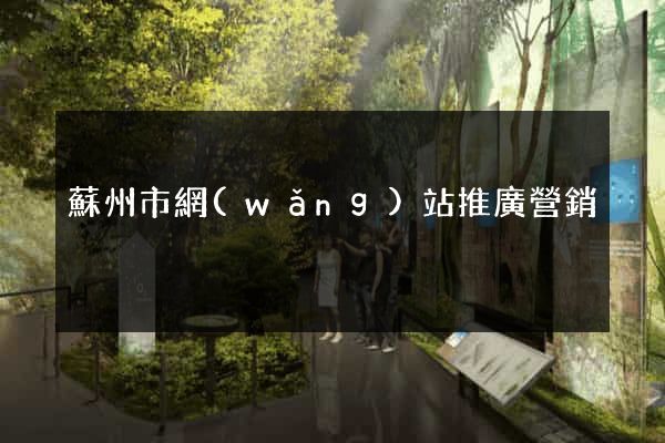 蘇州市網(wǎng)站推廣營銷