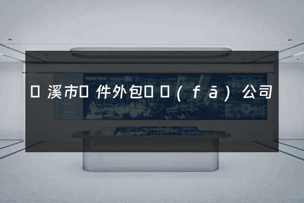 蘭溪市軟件外包開發(fā)公司